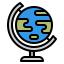 Earth globe icon 64x64