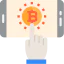 Bitcoins icon 64x64