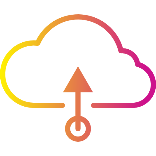 Computing cloud icon