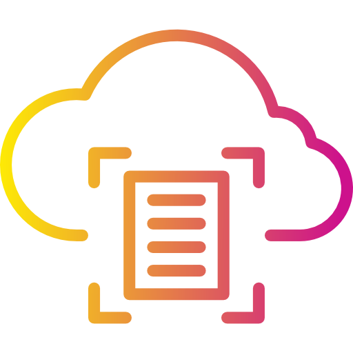 Computing cloud icon