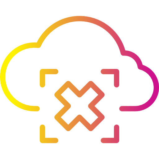 Computing cloud icon