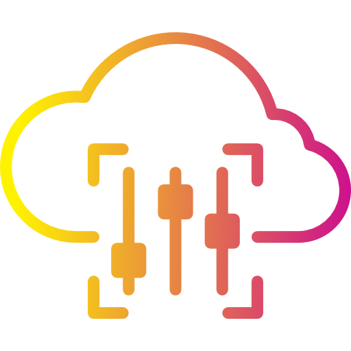 Computing cloud icon