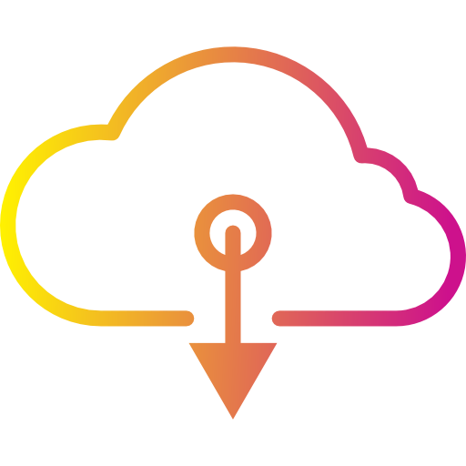 Computing cloud アイコン