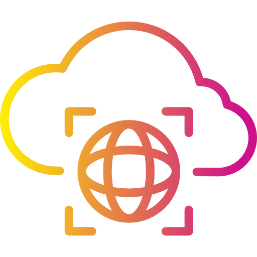 Computing cloud アイコン