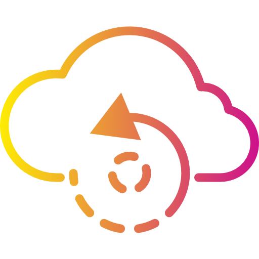Computing cloud icon