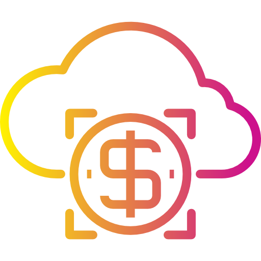 Computing cloud icon