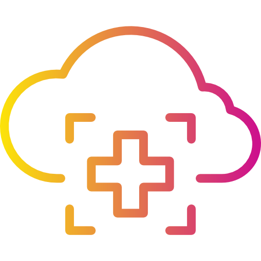 Computing cloud アイコン