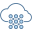 Вычислительное облако иконка 64x64