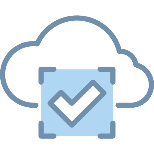 Computing cloud icon