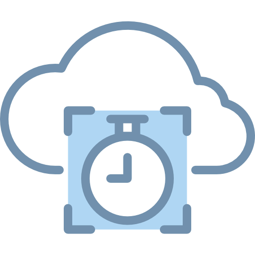 Computing cloud icon