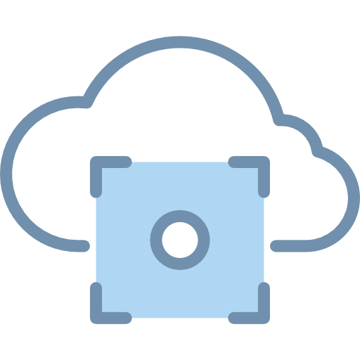 Computing cloud icon