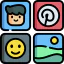 Pinterest icon 64x64