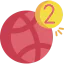 Dribble icon 64x64