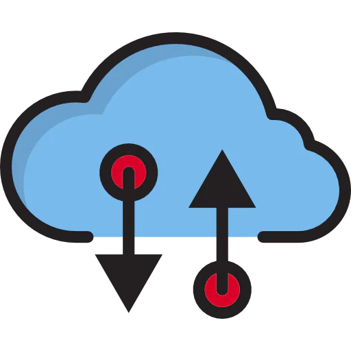 Computing cloud ícono