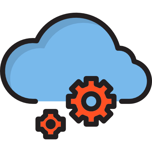 Computing cloud ícono