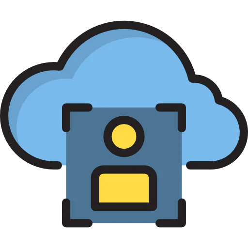 Computing cloud ícono