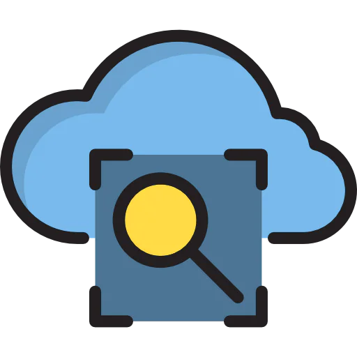 Computing cloud ícono