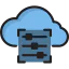 Computing cloud icon 64x64