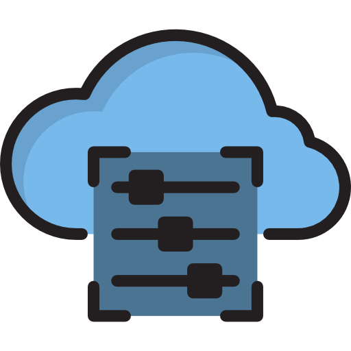 Computing cloud ícono