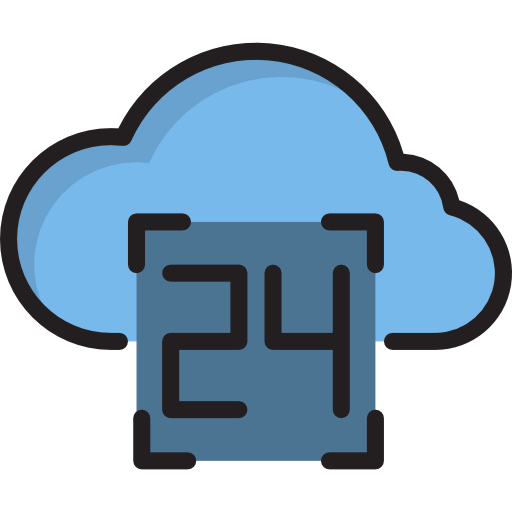 Computing cloud アイコン