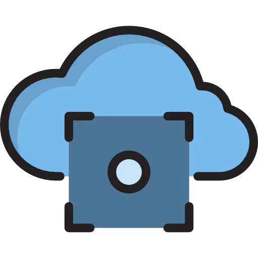 Computing cloud icon