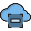 Computing cloud icon 64x64