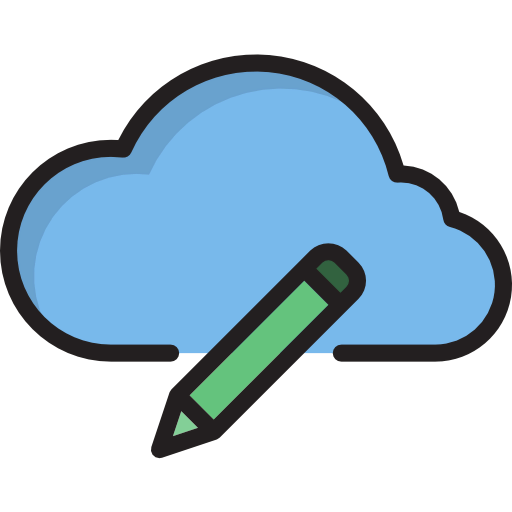 Computing cloud icon