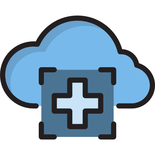 Computing cloud icon