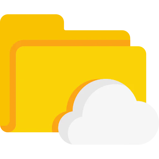 Cloud storage icon