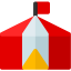 Circus tent icon 64x64