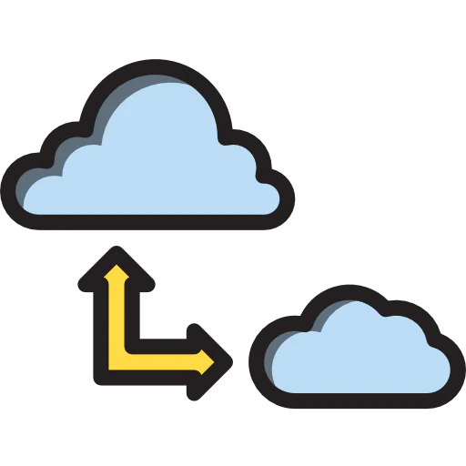 Cloud computing icône
