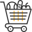 Shopping cart icon 64x64