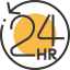 24 hours icon 64x64