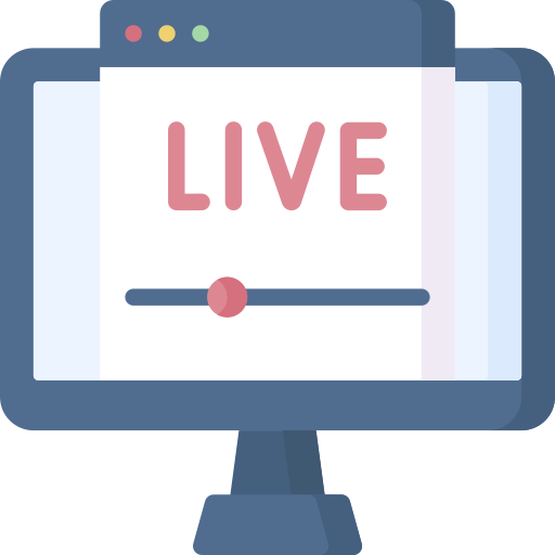 Live streaming icon