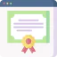 Онлайн сертификат иконка 64x64