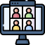Video conference ícono 64x64