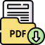 Pdf file ícono 64x64