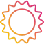 Sun icon 64x64