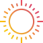 Sun icon 64x64