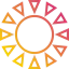 Sun icon 64x64