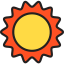 Sun icon 64x64