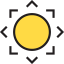 Sun icon 64x64