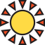 Sun icon 64x64