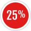 Percentage icon 64x64
