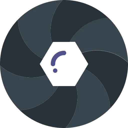 Camera lens icon