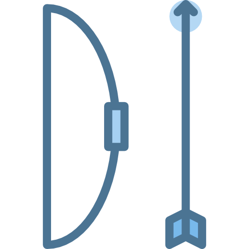 Bow and arrow ícone