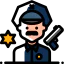 Policeman ícone 64x64