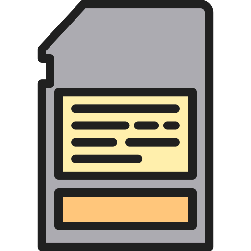 Memory card icon