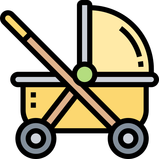 Baby carriage ícono