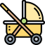 Baby carriage Symbol 64x64